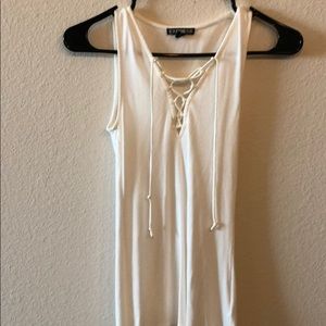 Express sleeve less xs